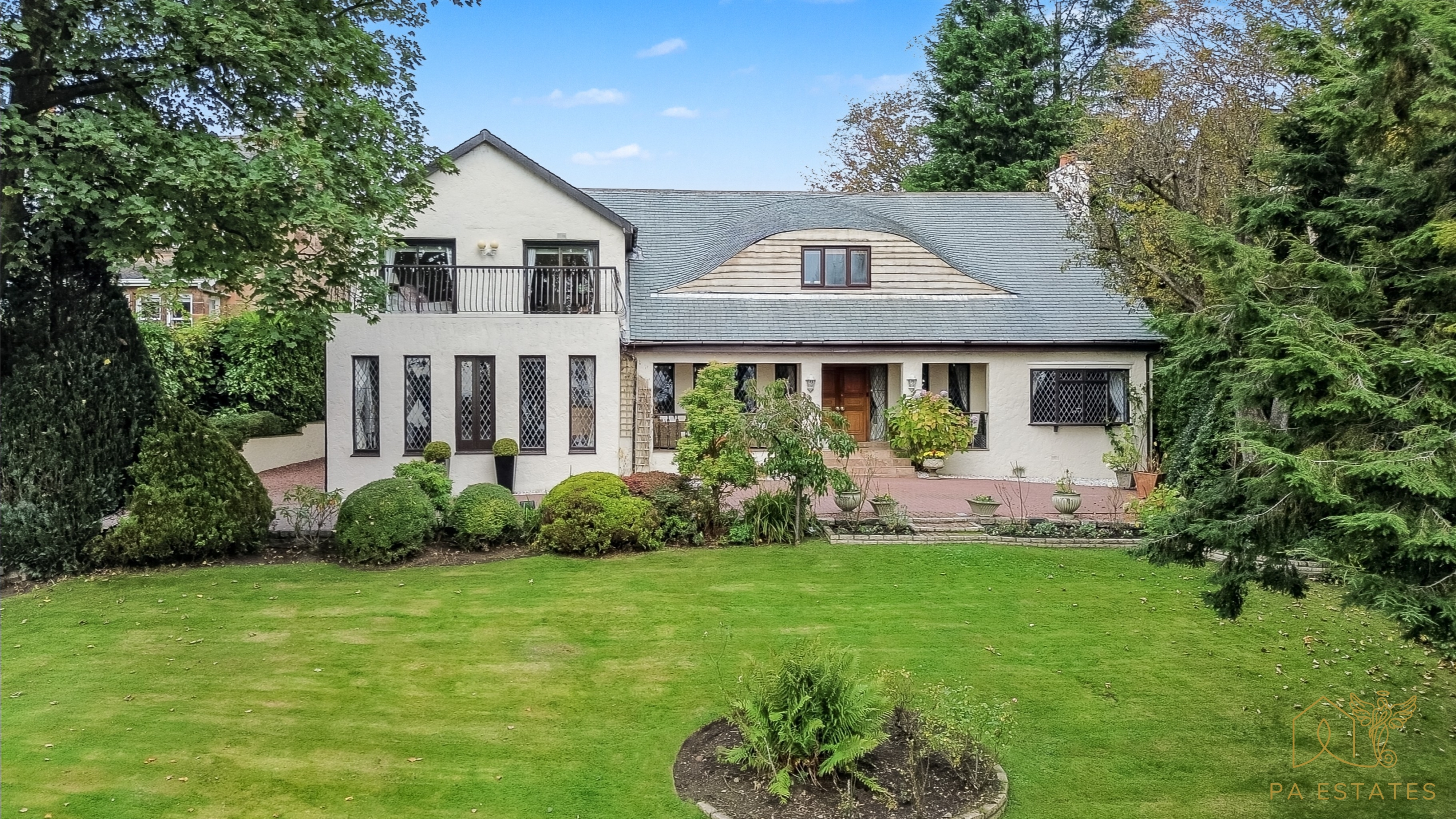 Traditional detached property with landscaped garden